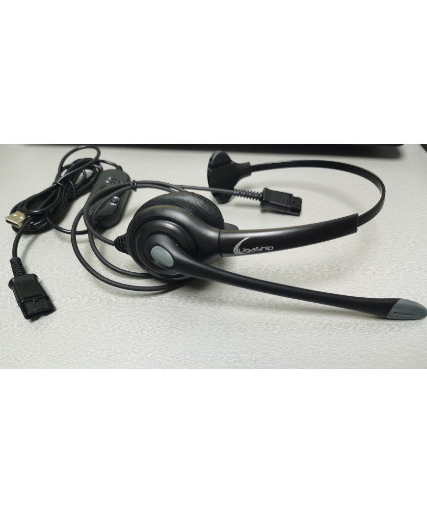 UGASHIP Monaural Headset, QD / USB Plug